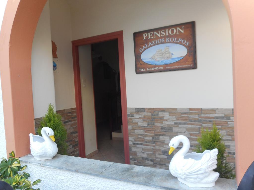 Pension Galazios Kolpos Patitiri Exterior foto